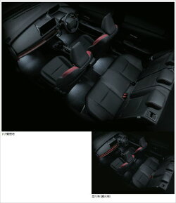 トヨタ純正用品　プリウス　純正 MXWH60 MXWH65 ZVW60 ZVW65 インテリアイルミネーション（ホワイト） ※リヤ　0852B-47080