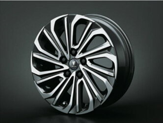 トヨタ純正用品　プリウス　純正 MXWH60 MXWH65 ZVW60 ZVW65 MODELLISTA 17インチ アルミホイールセット（ブラック&times;ポリッシュ） ※1本　MSC13-47001｜MAP-S