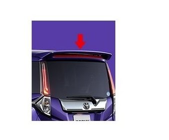 【純正：大型】TOYOTA ROOMY　トヨタ ルーミー【M900A M910A】　ルーフエンドスポイラー【ブラックマイカメタリック】[08156-B1030-C0]