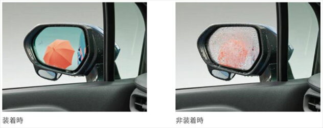 トヨタ純正用品 シエンタ 純正 FXE FKS レインクリアリングブルーミラー 除くブラインドスポットモニター(メーカーオプション)、寒冷地仕様車 08169-52010