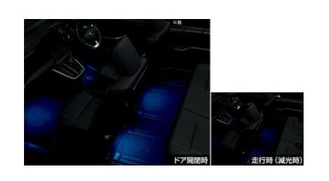 トヨタ ヴォクシー【ZWR90W ZWR95W MZRA90W MZRA95W】　インテリアイルミネーション(ブルー)[0852B-28050/08867-00230]｜MAP-S
