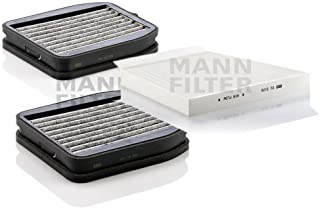 MANN　エアコンフィルター　（メルセデスベンツ　Ｅ　クラス　左ハンドル）　CUK　18000-2　（室内）　&　CU　3172　（ボンネット）セット　THERMOTRONIC製