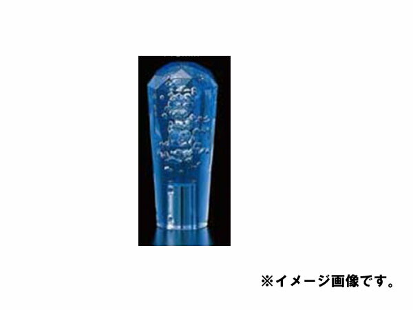 JETイノウエ　シフトノブ　クリスタル　ダイヤカット泡シフトノブ　ブルー　200mm　12×1.25　560666　*トラック用品*
