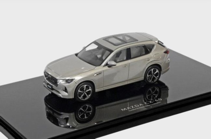 MAZDA CX-60 プラチナクォーツメタリック 1/43 モデルカー Amazon | インターアライド(INTERALLIED) Hi Story 1/43 マツダ