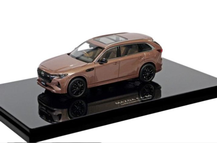 MAZDA CX-80 (2024) 1/43モデルカー GAZOOショッピング MAZDA CX－80 2024（1／43）: クルマ関連