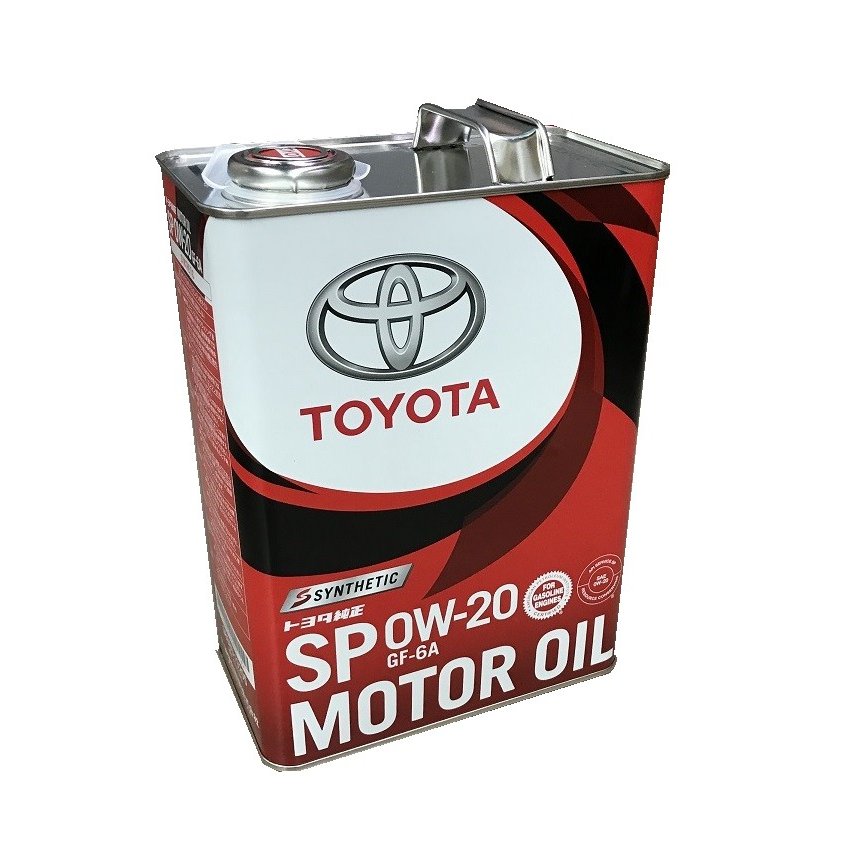 TOYOTA(トヨタ) エンジンオイル トヨタ純正 モーターオイルSP 0W-20 08880-13205 *4リットル*｜MAP-S