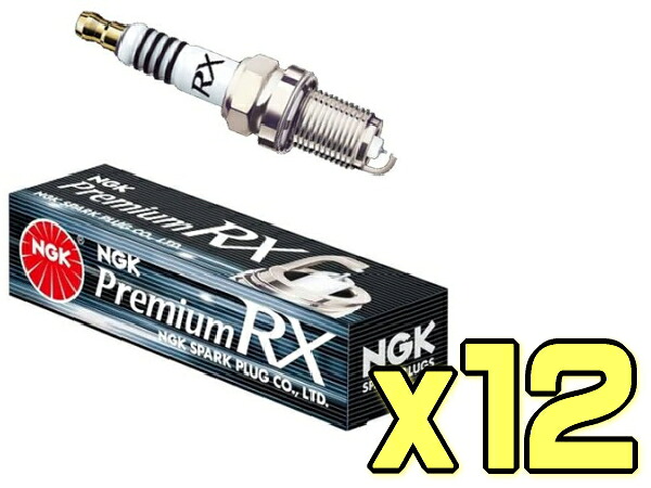 メール便可　NGK プレミアムRXプラグ マイバッハS600 マイバッハ57 マイバッハ62 CL600 用 BKR6ERX-PS (92220) 12本セット｜MAP-S