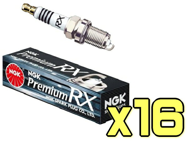 メール便可　NGK プレミアムRXプラグ AMG SLK55 AMGC55 AMGCLK55 用 BKR6ERX-11P (94915) 16本セット