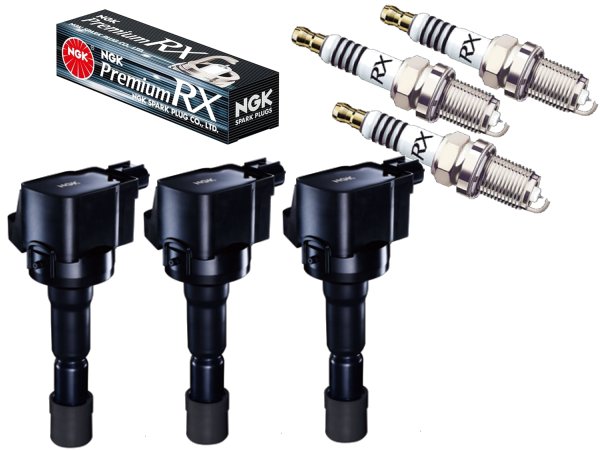 NGKイグニッションコイルとRXプラグのセット ヴィッツ パッソ ベルタ ブーン U5029 LFR6ARX-11P
