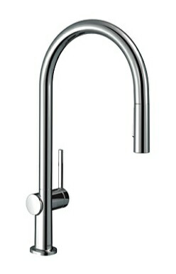 CERAHG72800R+HG52054675hansgroheCr勝手もと用湯水雑ぜ合わせる栓（スパウト抽き出し手合い）+水受けお盆整流/スプレースパウト抽き出し長さ250粍代引っ張ること不可製造会社直送