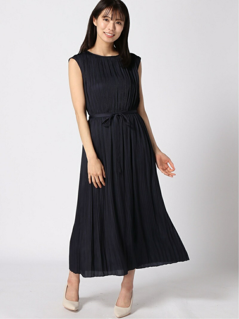 人気特価 ワンピース ワンピース アパートバイローリーズ Lowrys By Apart Fashion Oc プリーツfs Op Rakuten ノースリーブワンピース ベージュ 送料無料 パープル ネイビー Fah Co Bw