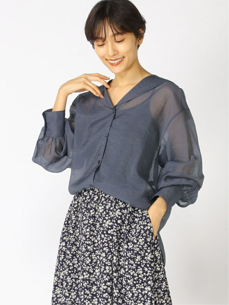 Tenyシアーセーラーbl Apart By Lowrys アパートバイローリーズ シャツ ブラウス 長袖シャツ ネイビー ブラック グレー 送料無料 Rakuten Fashion Fourthpillarindia Com
