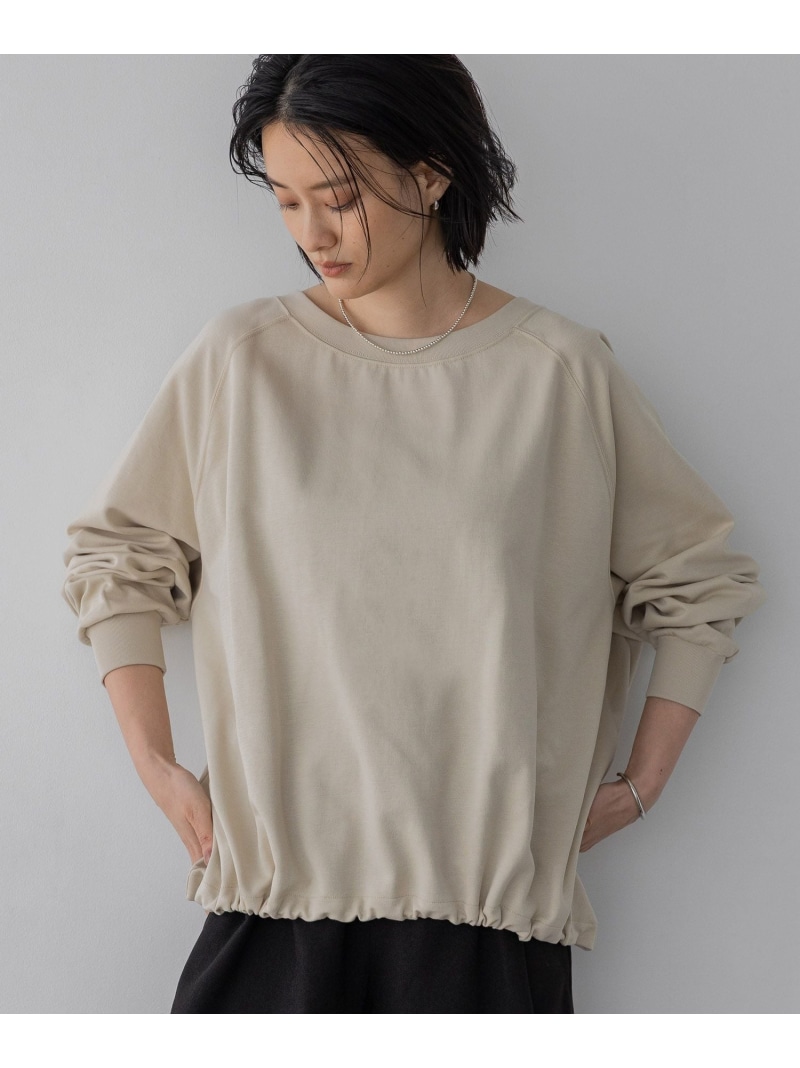 【WEB限定】ドロストカットプルオーバー A part by アパートバイ トップス カットソー・Tシャツ カーキグリーン ベージュ【送料無料】[ Fashion]
