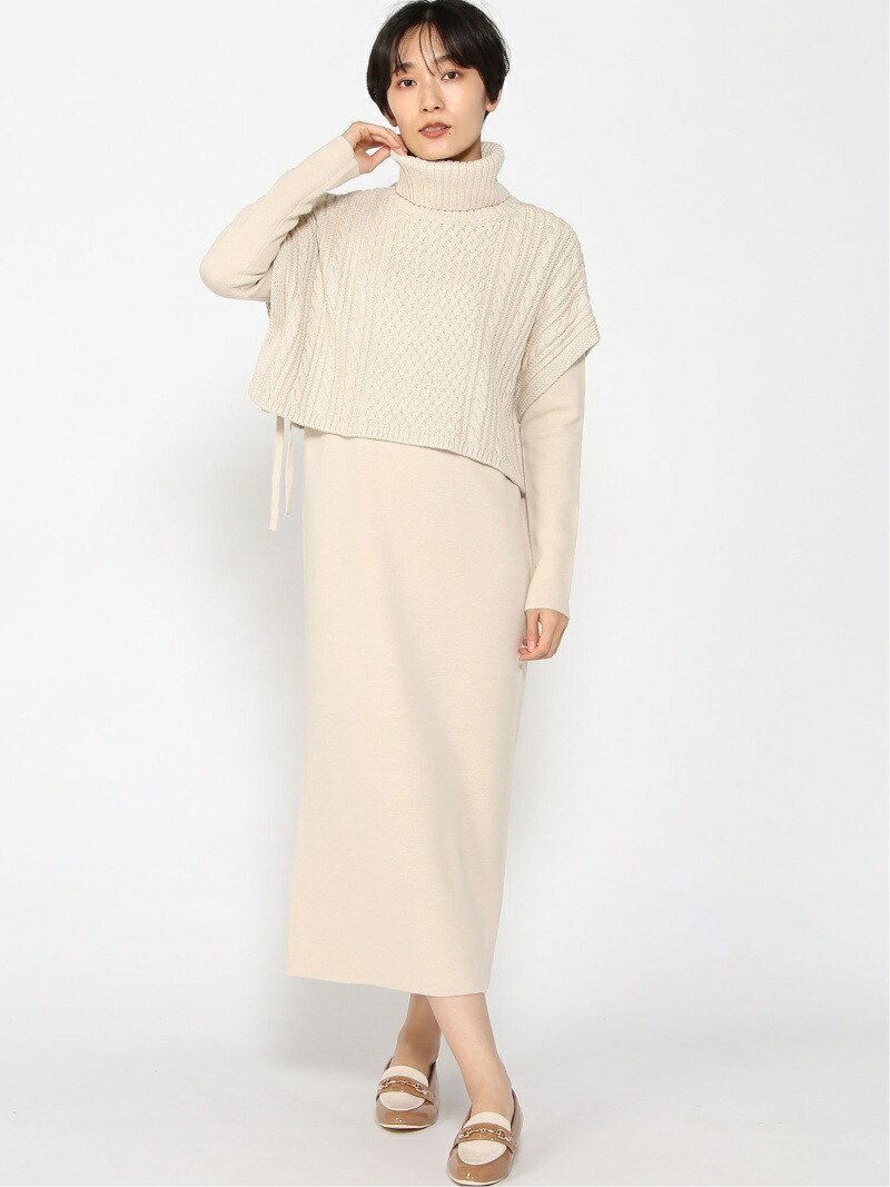 W Acケーブルベスト2p Op Apart By Lowrys アパートバイローリーズ ワンピース ニットワンピース 送料無料 Rakuten Fashion Fitzfishponds Com