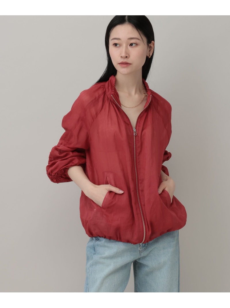 【SALE／30%OFF】ルランゼショートブルゾン A part by アパルトマンバイ ジャケット・アウター 上衣・前掛け 赤いこと 白いこと 米国海軍【RBA_E】【貨物輸送無料】[ Fashion]