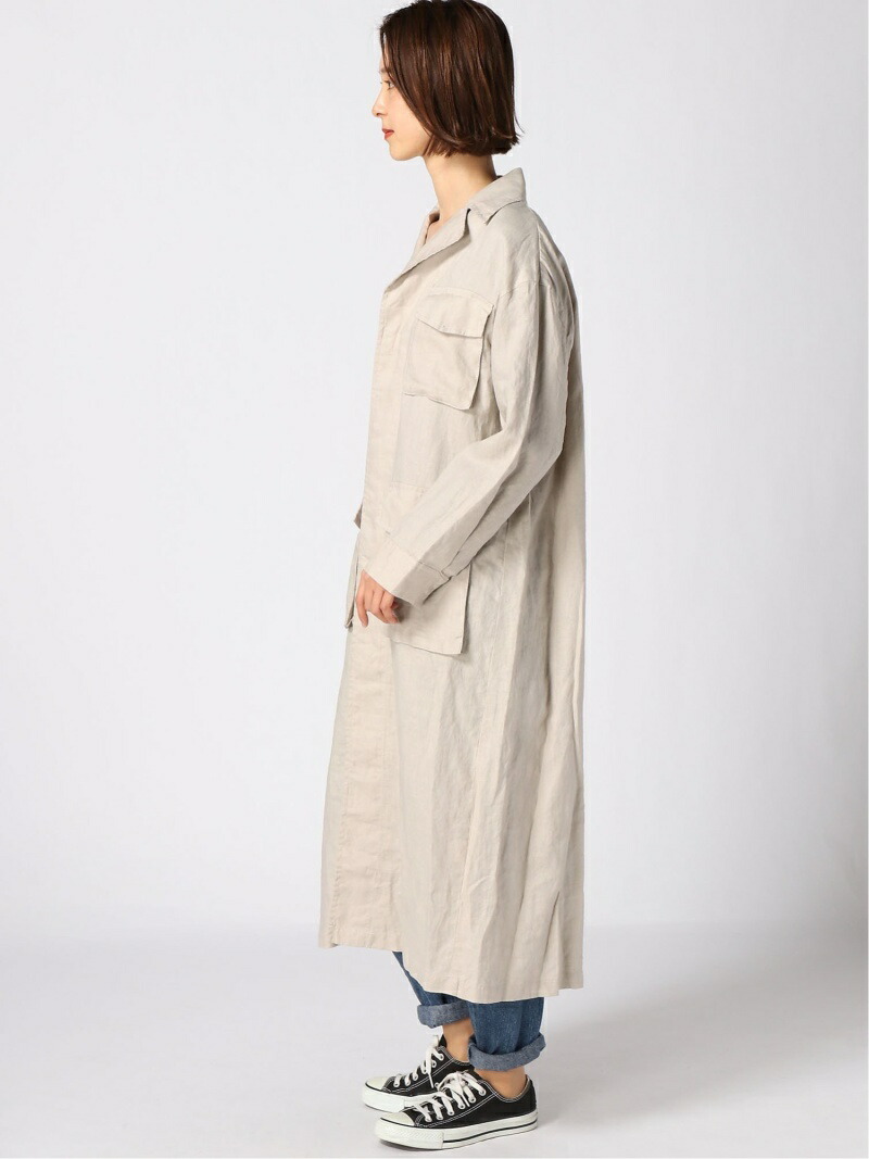 楽天市場 Rakuten Fashion Sale 60 Off Liサファリコート Apart By Lowrys アパートバイローリーズ コート ジャケット ロングコート ネイビー ベージュ イエロー Rba E 送料無料 Apart By Lowrys