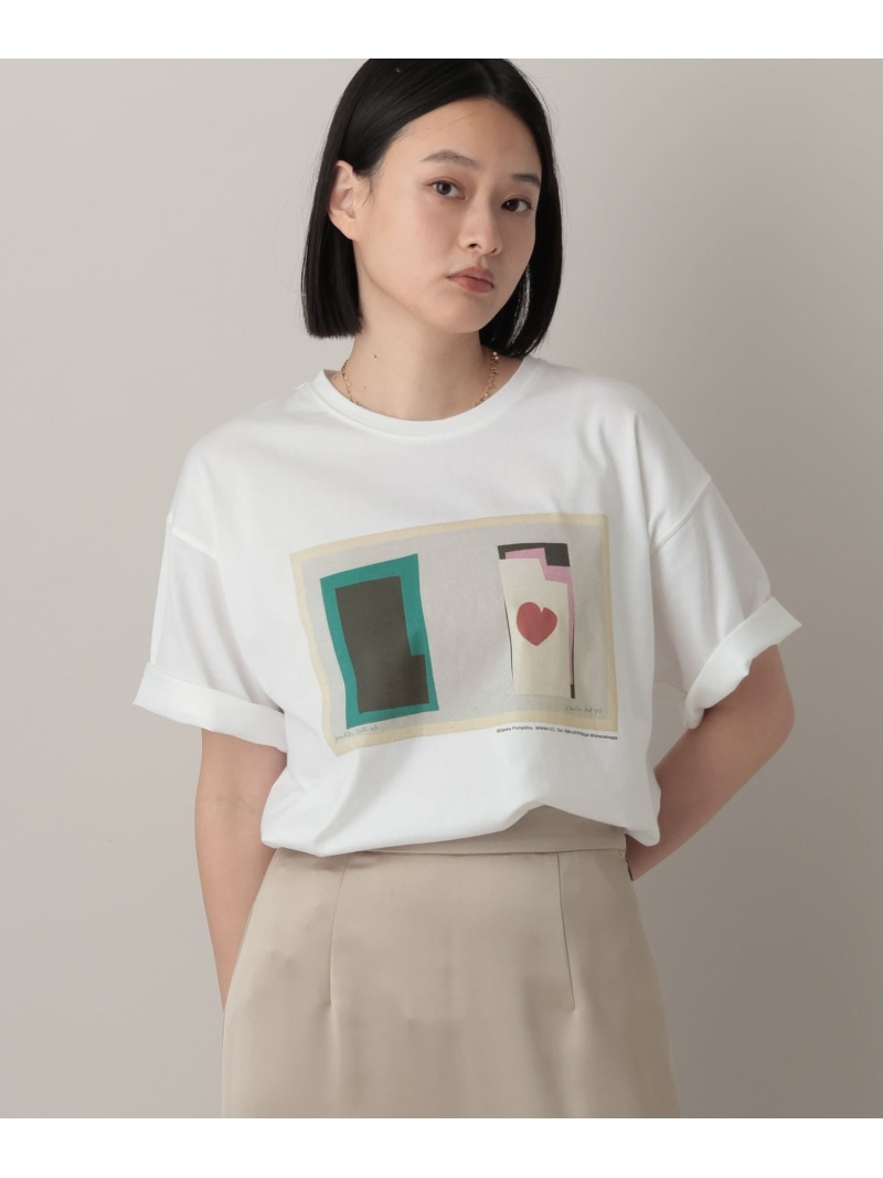 HenriMatisse_Tシャツ A part by アパートバイ トップス カットソー・Tシャツ ホワイト【送料無料】[ Fashion]