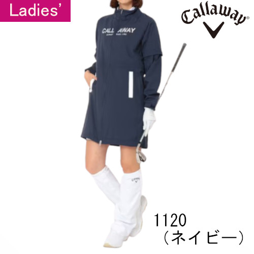 【最新モデル】≪キャロウェイアパレル Callaway Apparel≫ゴルフウェア レディースワンピース型レインウェアC26989202-1120-21000|アウトレットゴルフウエアアパコム