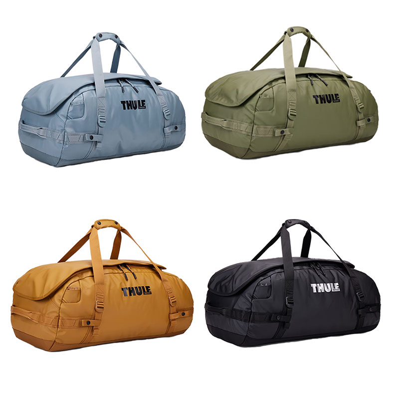 Thule Chasm(スーリー キャズム) 90L（黒いこと/オリーブ/ゴールド/英国ポンド）ダッフルバッグ