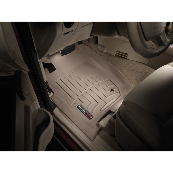 【WeatherTech/ウェザーテック正規輸入元】フォード　エクスプローラー（2006～2010年）左ハンドル車 フロアマット/フロアライナー（フロント＆リア）（タン）