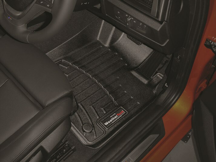 【WeatherTech/ウェザーテック正規輸入元】BMW 1シリーズ　F20（5ドアハッチバック）右ハンドル車 フロアマット/フロアライナー（フロント＆リア）（ブラック）｜APdirect