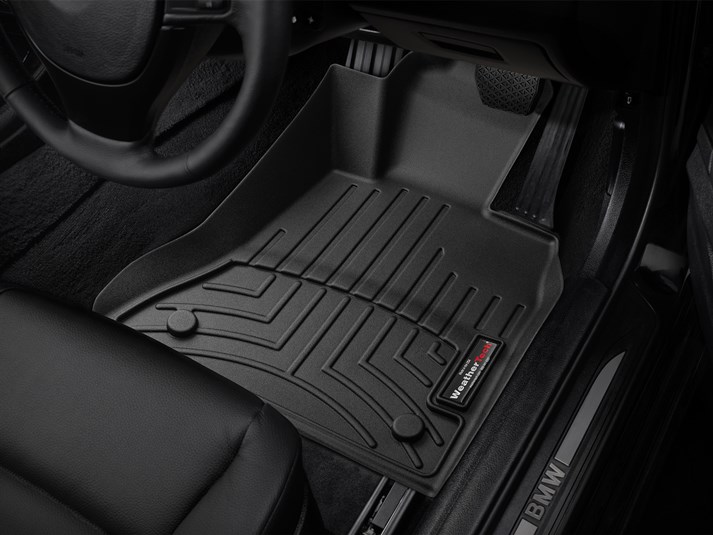 【WeatherTech/ウェザーテック正規輸入元】BMW 5シリーズ　F10（セダン）/F11（ツーリング）右ハンドル車 フロアマット/フロアライナー（フロント＆リア）（ブラック） 26,625円