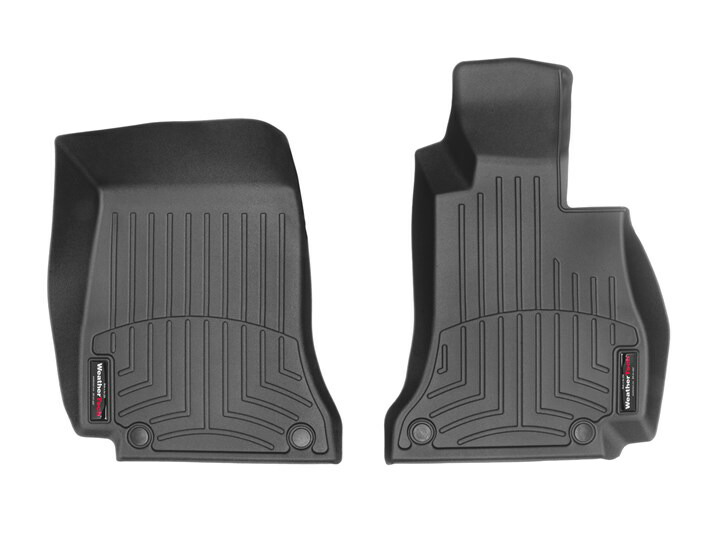 【WeatherTech/ウェザーテック正規輸入元】MERCEDES BENZ（メルセデス ベンツ） Cクラス W205 セダン/C205 クーペ/S205 ステーションワゴン(2014年～)/A205 カブリオレ(2016年～)右ハンドル車 フロアマット/フロアライナー(フロント)(ブラック)