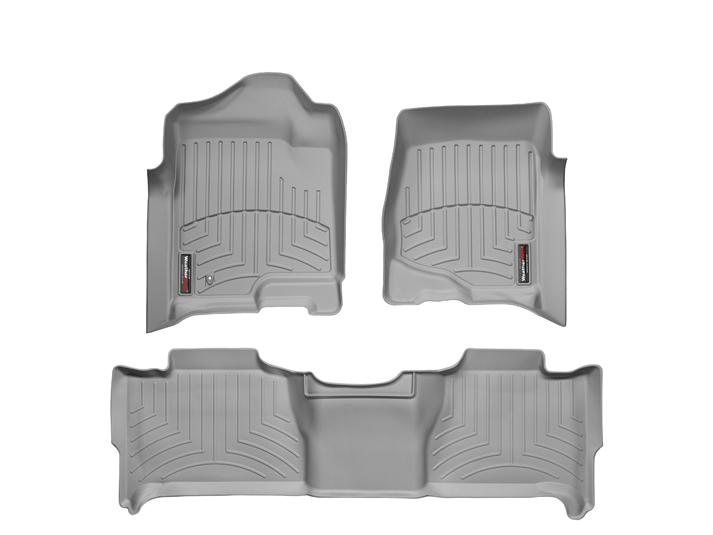 【WeatherTech/ウェザーテック正規輸入元】シボレー　タホ（2007～2011年）左ハンドル車　フロアマット/フロアライナー（フロント＆リア）（グレー）