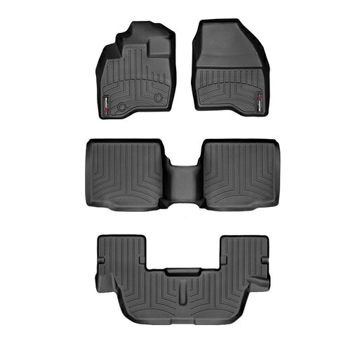 【WeatherTech/ウェザーテック正規輸入元】フォード エクスプローラー(2015~2016年)左ハンドル車 フロアマット/フロアライナー(フロント&リア)(ブラック)|APdirect