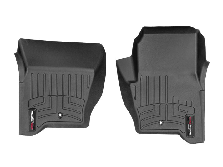 【WeatherTech/ウェザーテック正規輸入元】Land Rover（ランドローバー）ディスカバリー4（2012～2016年）右ハンドル車 フロアマット/フロアライナー（フロント）（ブラック）