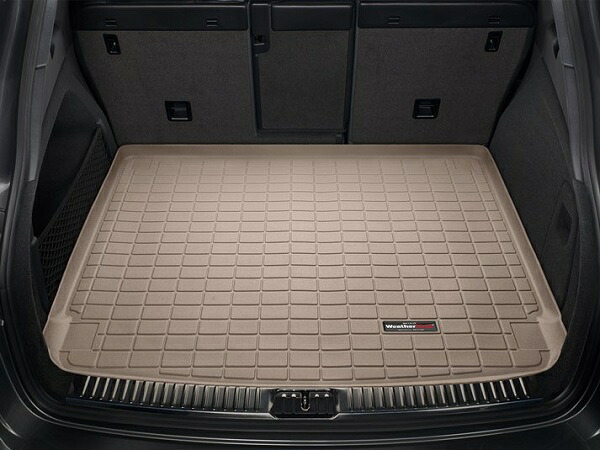 【WeatherTech/ウェザーテック正規輸入元】ポルシェ カイエン（958型）（2010年3月～2017年11月）（※スタンダードBOSEオーディオシステム）カーゴライナー/ラゲッジマット（タン）