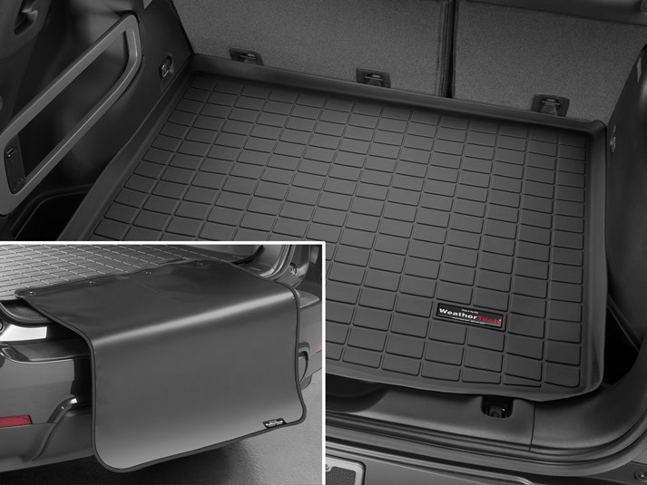 【WeatherTech/ウェザーテック正規輸入元】Lexus(レクサス) NX（2015年～）カーゴライナー/ラゲッジマット（バンパーガード付き）（ブラック）