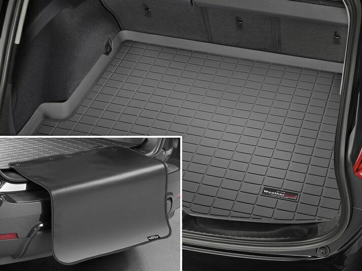 【WeatherTech/ウェザーテック正規輸入元】MERCEDES BENZ（メルセデス ベンツ） Eクラス S212 ステーションワゴン（2010～2015年）左ハンドル車 カーゴライナー/ラゲッジマット（バンパーガード付き）（ブラック）