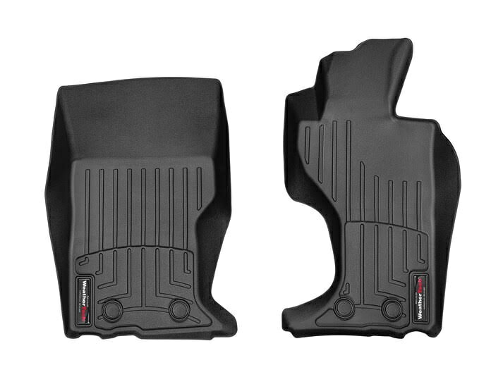【WeatherTech/ウェザーテック正規輸入元】ABARTH（アバルト） 124 SPIDER（スパイダー）（2017～2020年）（右ハンドル）フロアマット/フロアライナー（フロント）（ブラック）