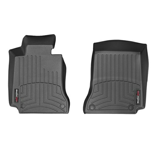 【WeatherTech/ウェザーテック正規輸入元】MERCEDES BENZ（メルセデス ベンツ） Cクラス セダン（2012～2014年）左ハンドル車 フロアマット/フロアライナー（フロントのみ）（ブラック）