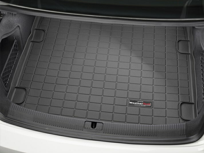 【WeatherTech/ウェザーテック正規輸入元】Audi（アウディ）A4/S4（セダン）（2017～2022年（S4は2018年より適合））(※2列目後ろ) カーゴライナー/ラゲッジマット（ブラック）
