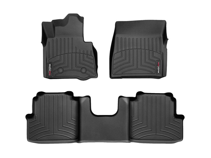 【WeatherTech/ウェザーテック正規輸入元】MERCEDES BENZ（メルセデス ベンツ） Gクラス（2013～2018年）左ハンドル車 フロアマット/フロアライナー　フロント＆リア　セット（ブラック）