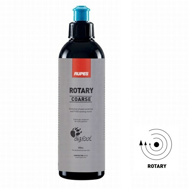 超安い】 RUPES ルペス ビッグフット ROTARY コンパウンド ブルー COARSE 細目 250ml カーポリッシング 車磨き