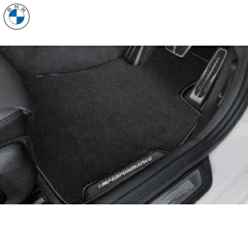 BMW純正 M Performance フロアーマットセット (ベロア) (フロント＆リヤ) (右ハンドル車用) (G32)