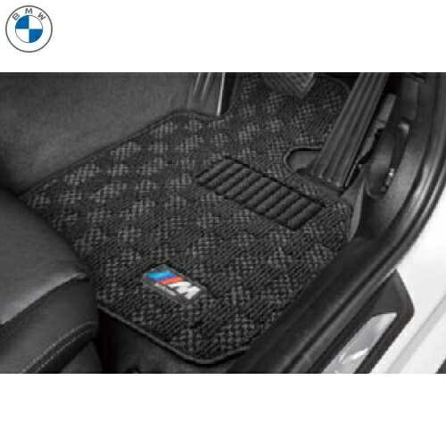 BMW純正 M フロア・マット・セット (ブラック/グレー) (右ハンドル車用) (F30/F31/F80)｜APdirect