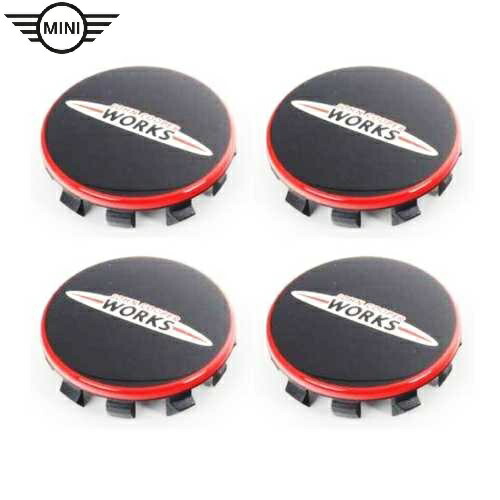 MINI純正 JCWホイール センター キャップ(56mm)（4個セット：1台分）（F54/F55/F56/F57/F60