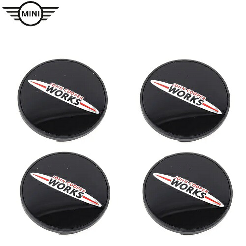 MINI純正 JCWホイール センター キャップ (53.9mm) (4個セット) (R55/R56/R57/R58/R59/R60/R61)｜APdirect