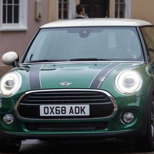 MINI純正 エンジンフード・ストライプ（ブラック）（MINI 60 YEARS EDITION）(F55/F56)