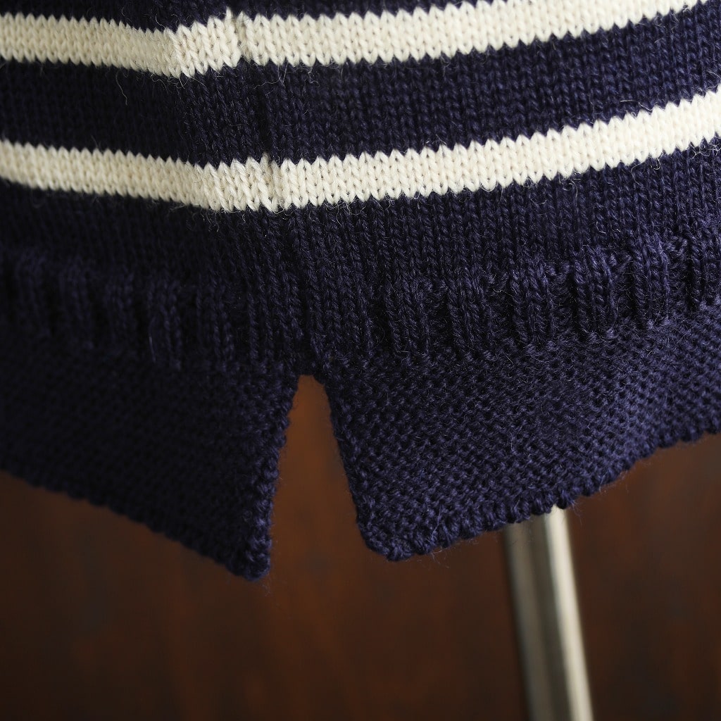 SHIPS別注 Guernsey WOOLLENS タートルアランニット 34 特注食品