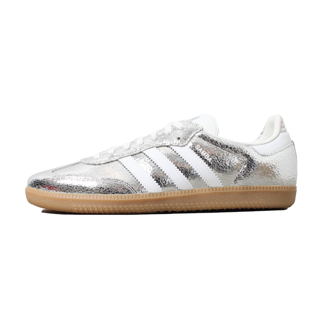 adidas SAMBA OG W アディダス サンバ スニーカー JR0035 シルバーメタリックホワイト