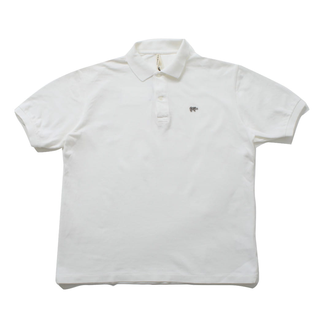SCYE BASICS サイベーシックス 鹿の子 ポロシャツ ウオッシュド Cotton Pique Polo Shirt オフシロ