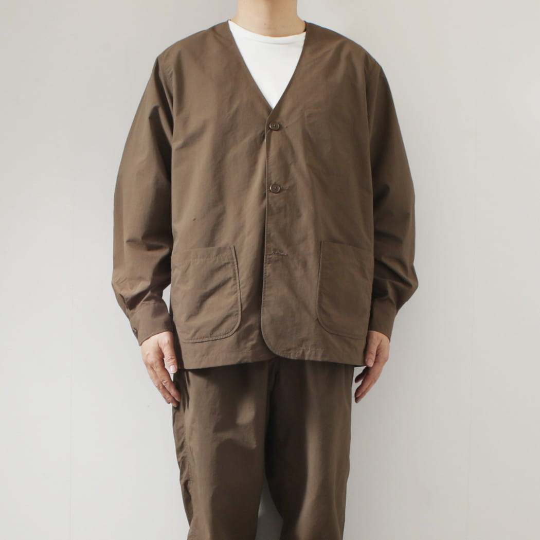 BURLAP OUTFITTER バーラップアウトフィッター サプレックスナイロン ペン ジャケット ライトウエイト ブラウン PENJACKET WOODLAND|a people to collect