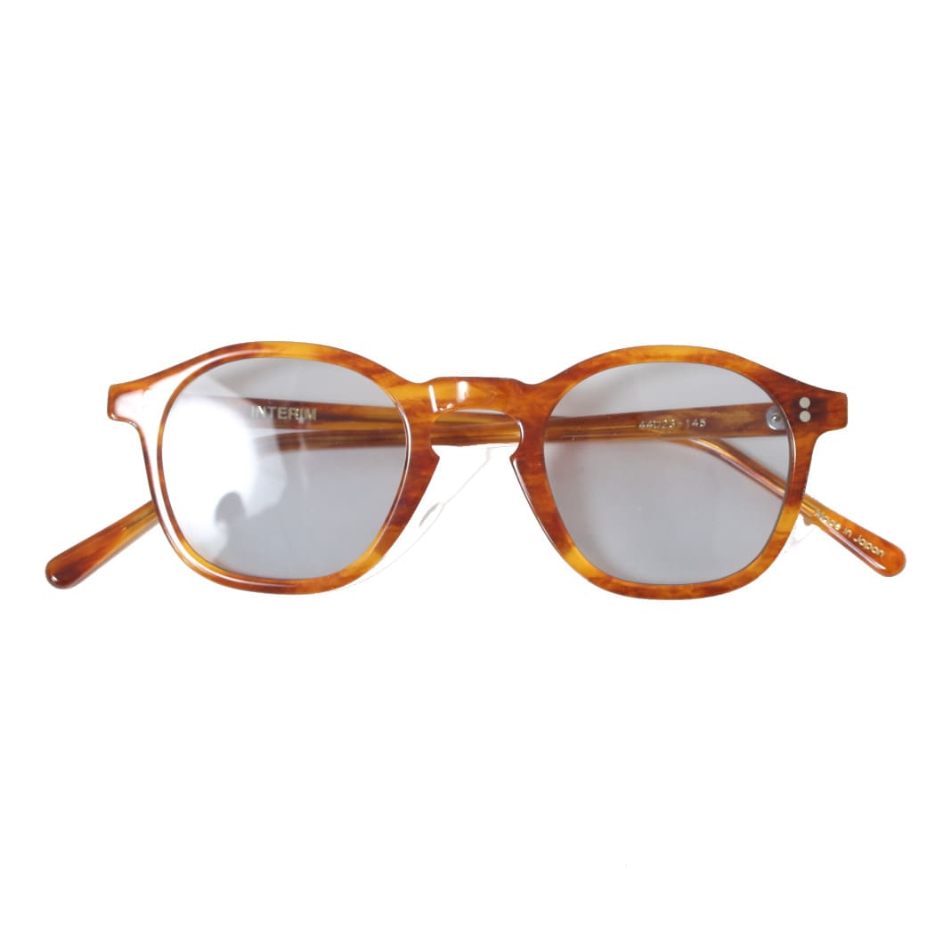 INTERIM インテリム フレーム フランス パリジャン スモーク グラス 眼鏡 ブラウン PARISIAN SMOKE GLASSES BROWN|a people to collect