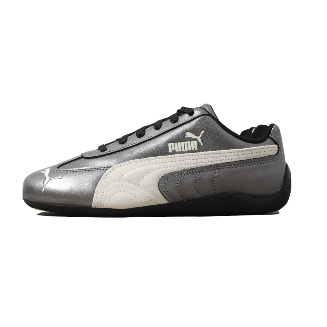 PUMA プーマ SPEEDCAT METALLIC スピードキャット スニーカー メタリック メタリックシルバーグレー PUMA BLACK -WARM WHITE