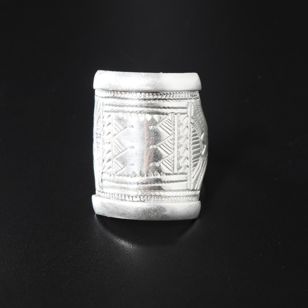 TOUAREG SILVER JEWELRY トゥアレグ シルバーリング 六角 TOUAREG SILVER JEWELRY トゥアレグ シルバー ジュエリー